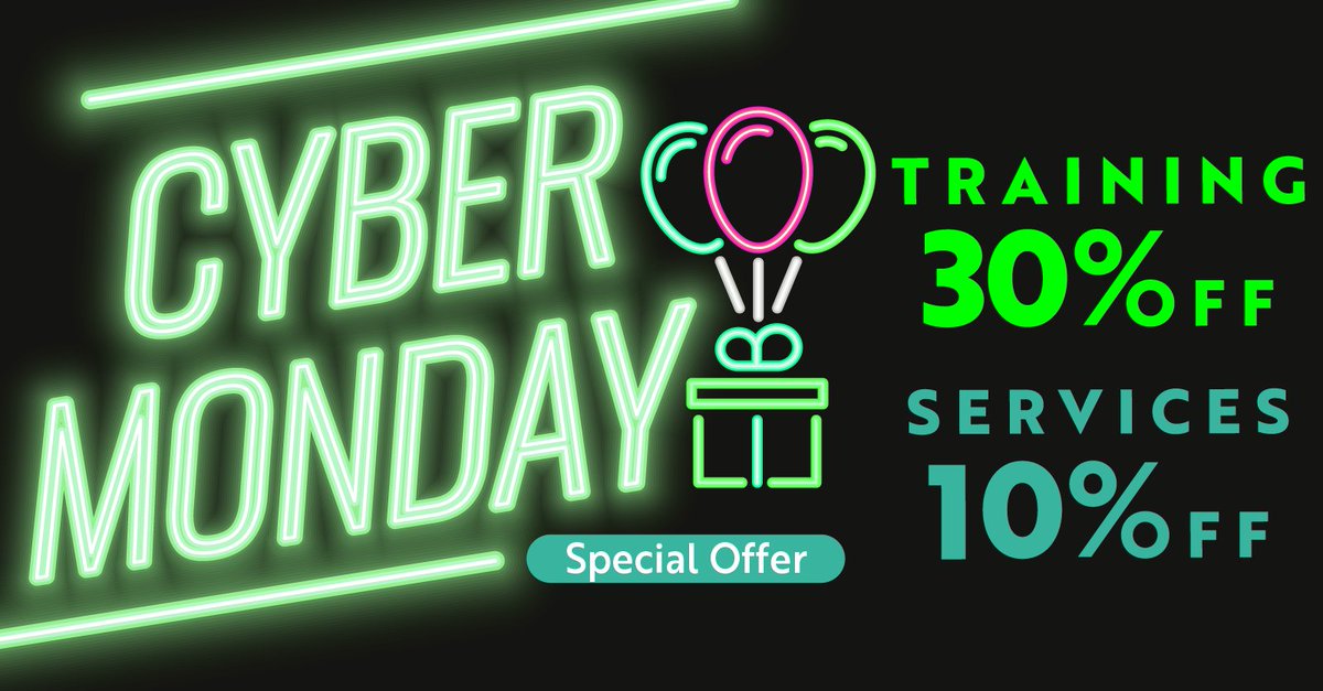 sensiolabs's tweet image. 👾 #CyberMonday

Last hours ⏰ to grab our special Symfony anniversary deals

🏴 Get 30% off all #Symfony &amp;amp; #PHP training programs and e-learning
🏴 Save 10% on any SensioLabs services

💻 Use SLBLCK25 for online purchases
📩 Or contact us before 11:59 PM tinyurl.com/592uat6t