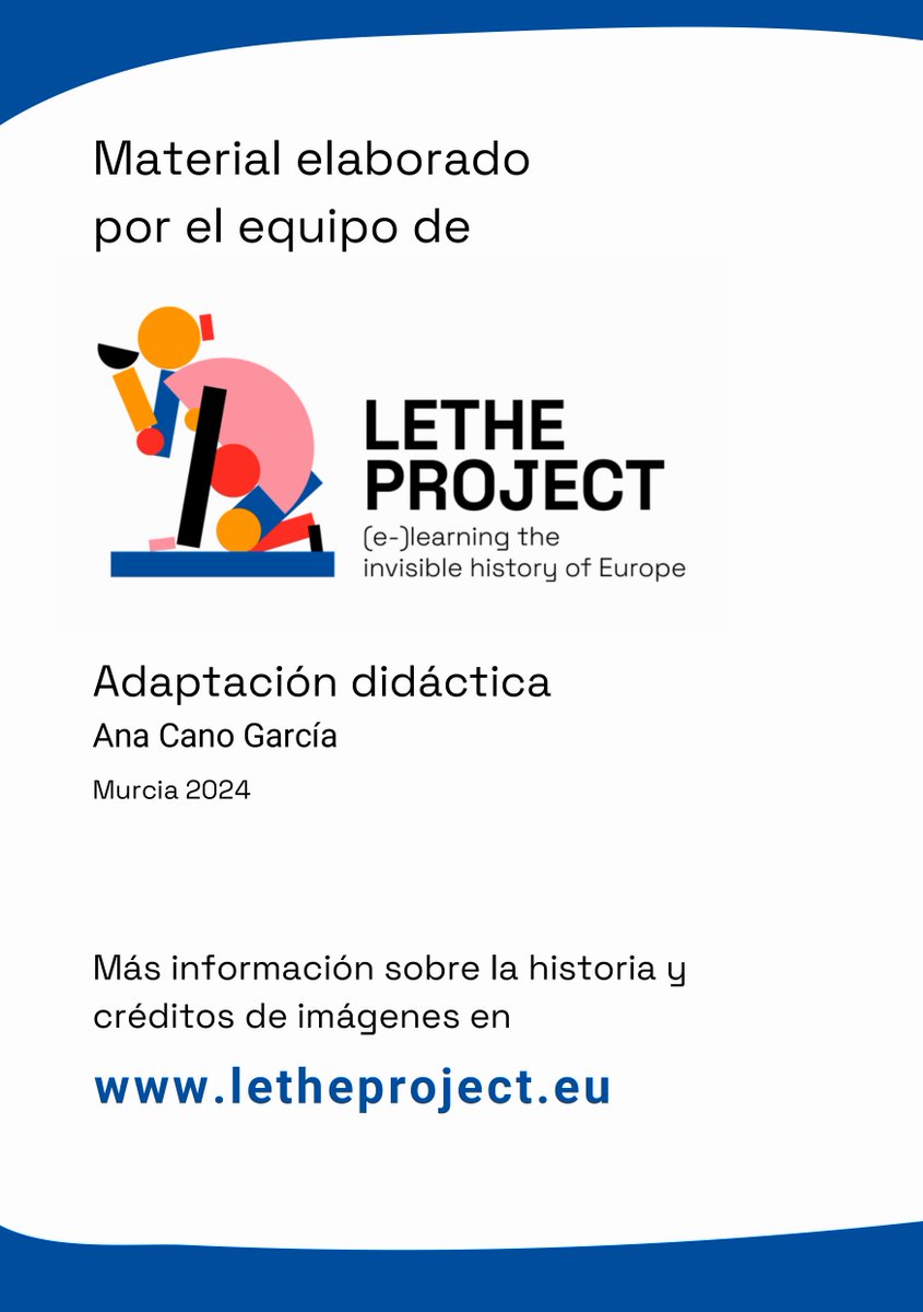 eltiempolate's tweet image. 👉 Este cuadernillo de @letheeu permitirá a los estudiantes  de Educación Primaria iniciarse en el análisis de los restos materiales hallados en un entorno específico y construir sus primeras hipótesis en relación a ese lugar.

#ErasmusPlus @sepiegob 

🔗 letheproject.eu/toolkit/imagen…