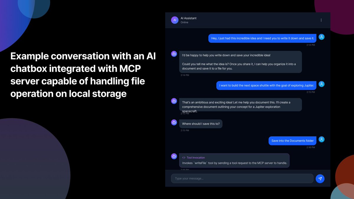 EssienJasper's tweet image. AI models are powerful on their own — but what if you could extend them with the ability to take real-world actions tailored to your needs?

That’s where MCP comes in. It serves as a bridge between AI and external tools.

#MCP #AI