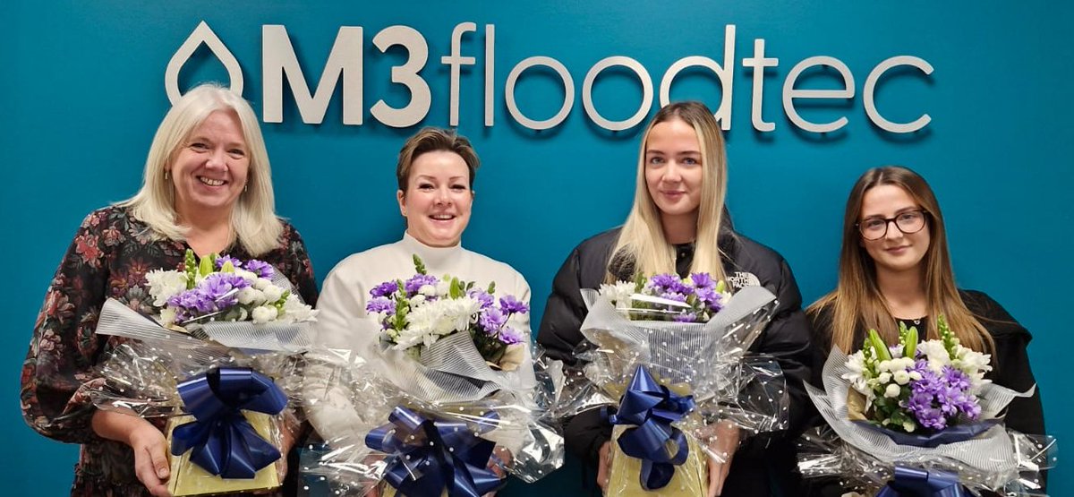 🌟 Celebrating Success at #M3Floodtec! 🌟

We’re delighted to recognise and celebrate the fantastic achievements of four of our team members who continue to go above and beyond in their roles.

#EmployeeSuccess #CareerGrowth #CelebratingAchievements