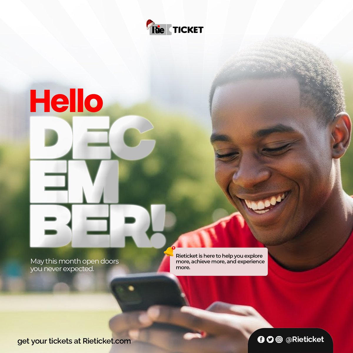December is here.
Step into the month with experiences that matter.
Your next event starts at Rieticket.com