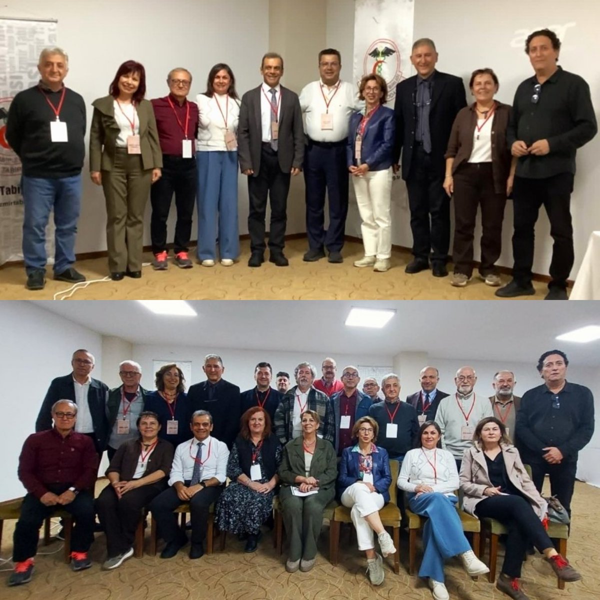 Ege Bölgesi Tabip Odaları Toplantısı 29-30 Kasım 2025 tarihinde Bergama’da gerçekleştirildi. İzmir Tabip Odası ev sahipliğinde gerçekleştirilen etkinliğe TTB M.K Başkanı Alpay Azap, M.K. Üyeleri ve  Tabip Odalarından  yaklaşık 55 hekim katıldı.
Dayanışma ile Başaracağız!