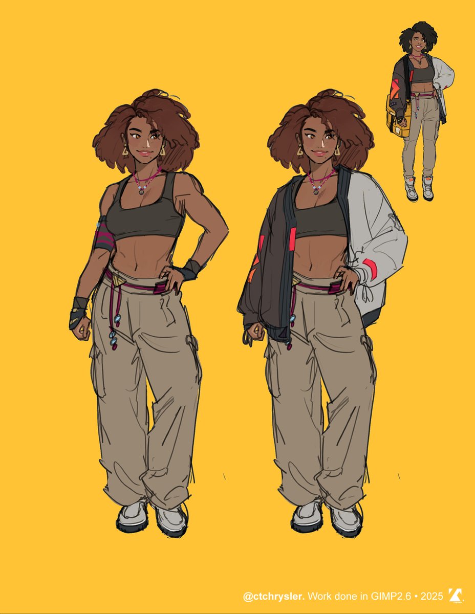 Had an urge to try another hair color on Rae