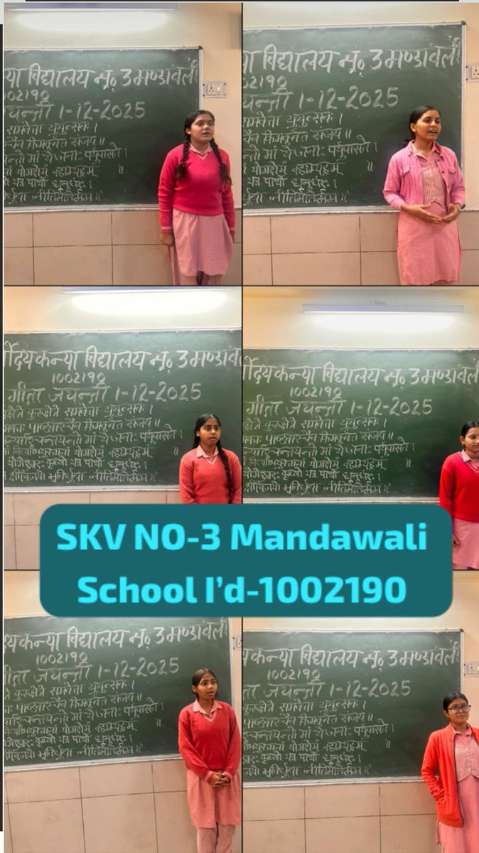 S.K.V. NO.3 Mandawali tweet media