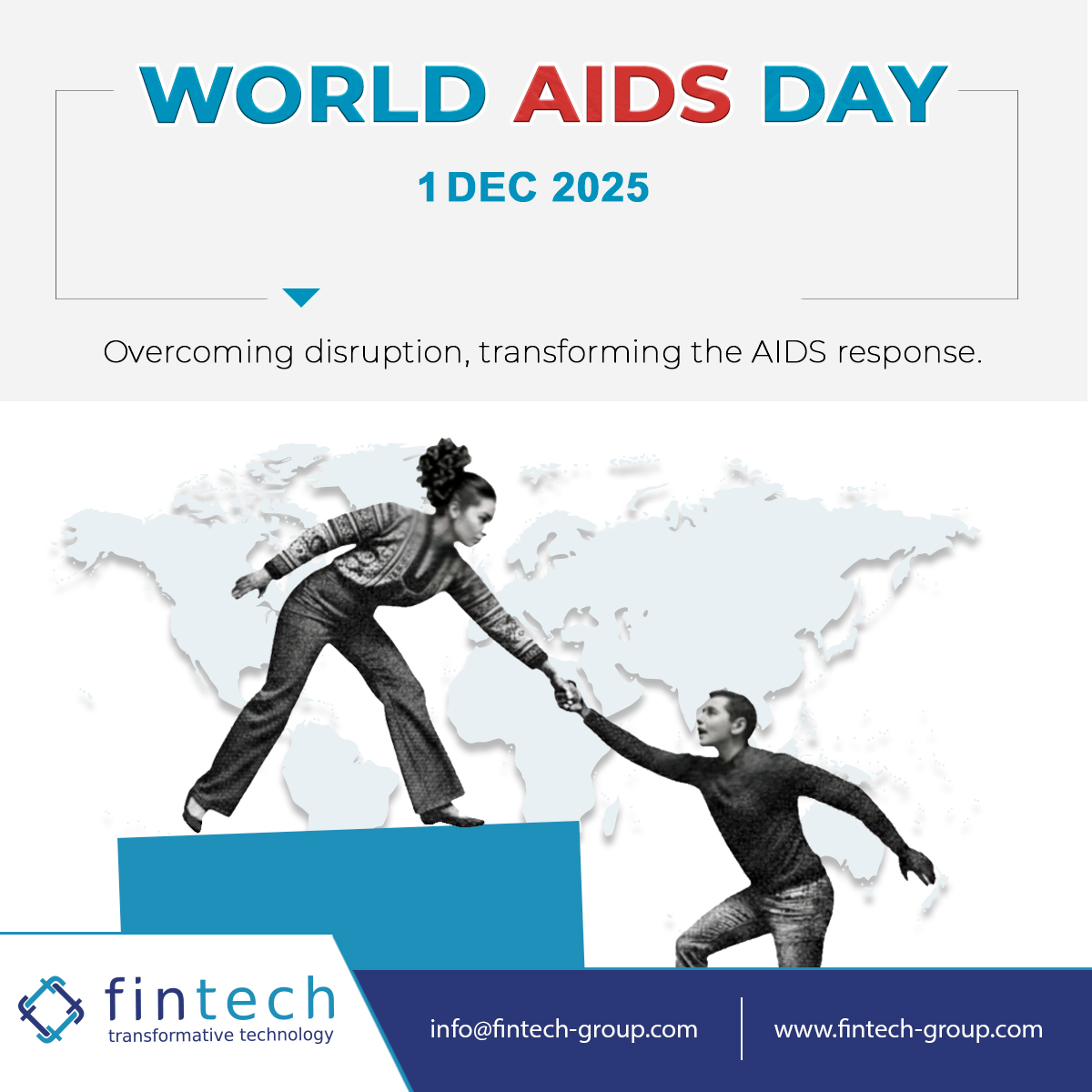 On World AIDS Day 2025, we reflect on this year’s theme, “Overcoming disruption, transforming the AIDS response”, as we stand for awareness, inclusion, and equal access to care for all.

#WorldAIDSDay #WAD2025 #EndAIDS #FintechGroup