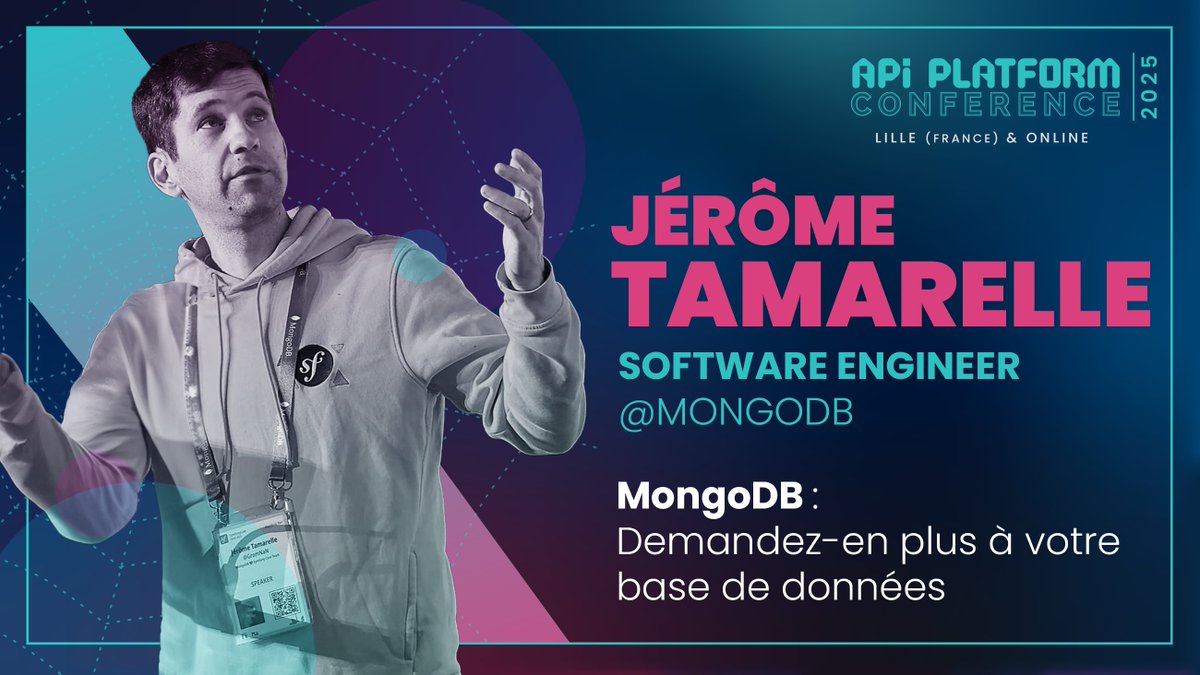 ApiPlatform's tweet image. Watch the #APIPlatformCon 2025 replay: MongoDB : Demandez-en plus à votre base de données by @GromNaN 

🎥 youtube.com/watch?v=3ytIV1…