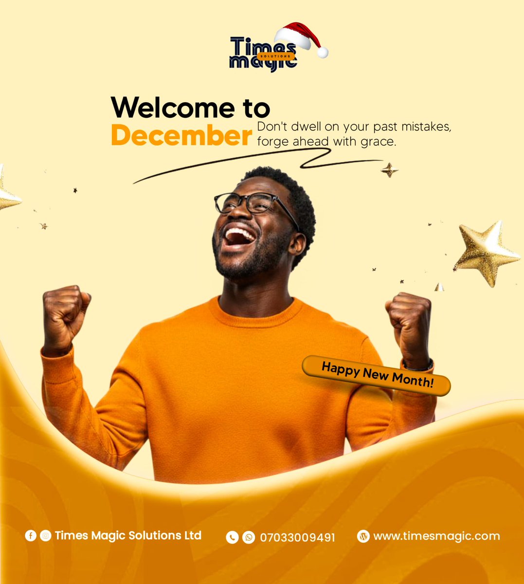 Welcome to December!

At Times Magic Solutions, we believe every season is another chance to create, evolve, and express your brand with confidence.
December is here… step into it boldly, gracefully, and creatively.

Design Credit: <a href="/Lizdachris/">Liz_da_chris</a>