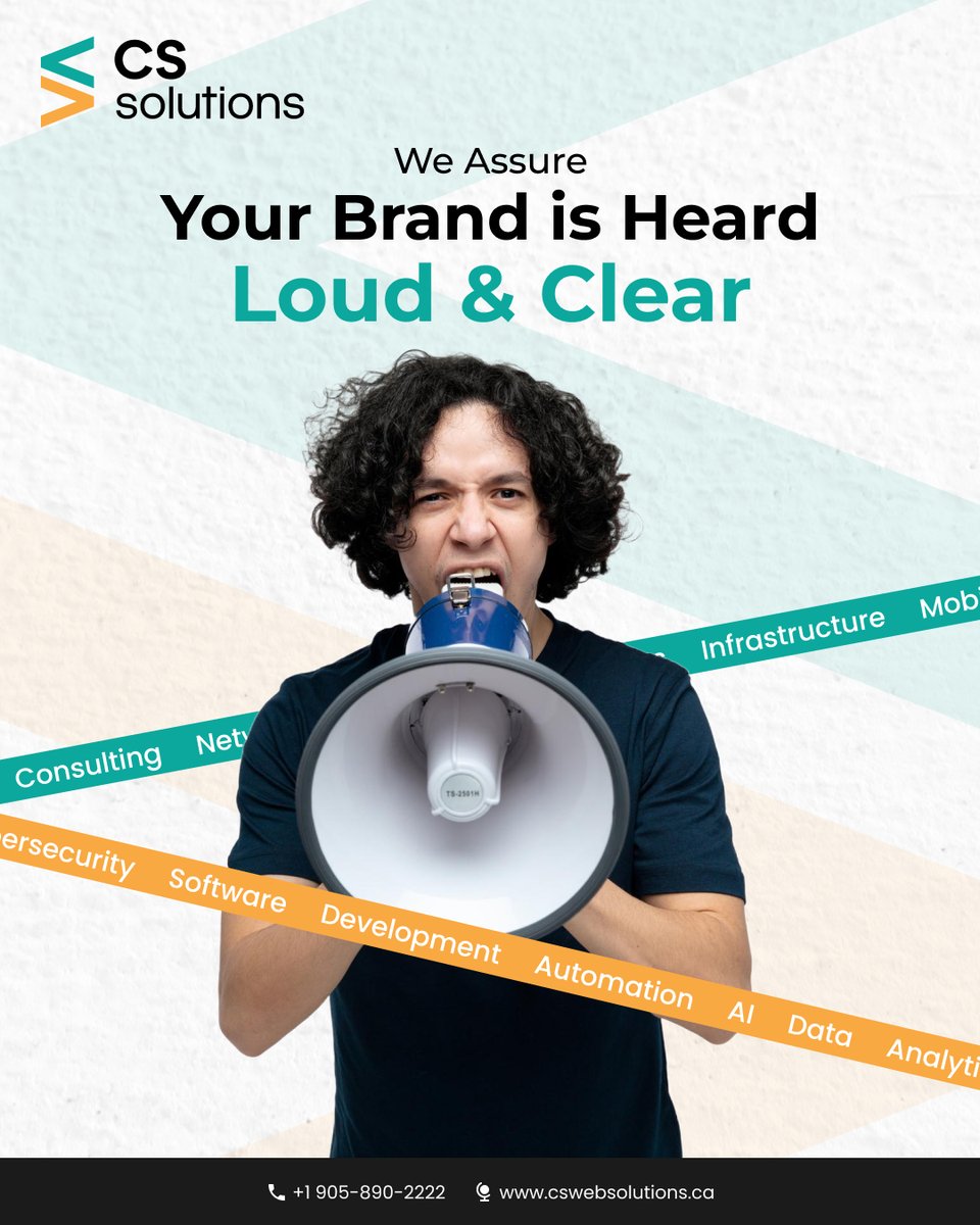 cs_websolutions's tweet image. Through strategic communication, impactful design, and performance-driven digital solutions, we amplify your message so it reaches the right audience at the right time. 

#CSWeb #CSWebSolutions #DigitalMarketing #SearchEngineMarketing #SEO #DigitalAgency #WebAgency #Canada #SMM