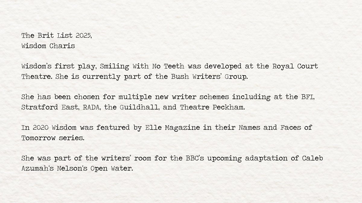 The Brit List tweet media