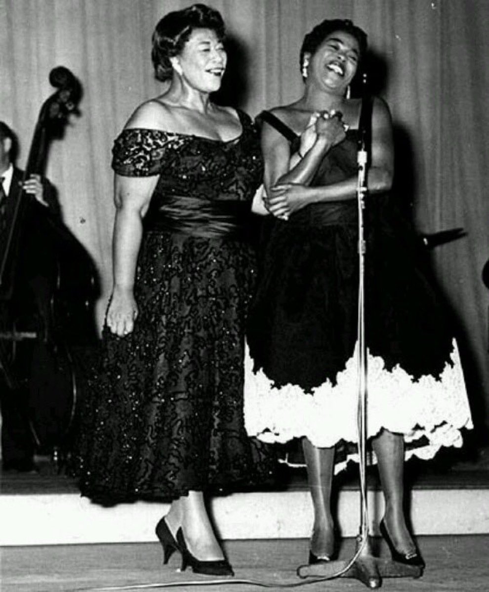 SVG__Collection's tweet image. Ella Fitzgerald &amp;amp; Sarah Vaughan