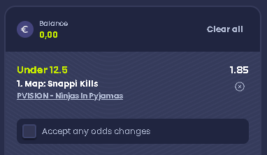 Mikoneee's tweet photo. Starladder Budapest Major stage 2 🇭🇺

🇷🇺PARIVISION vs NIP🇪🇺
player kills
map 1 :  snappi under 12.5 kills 
site : epicbet or unibet, paf

predicting that dust2 will be parivisions pick for map 1
the best odds were on epicbet just by a slight margin https://t.co/EDYNwZhsol