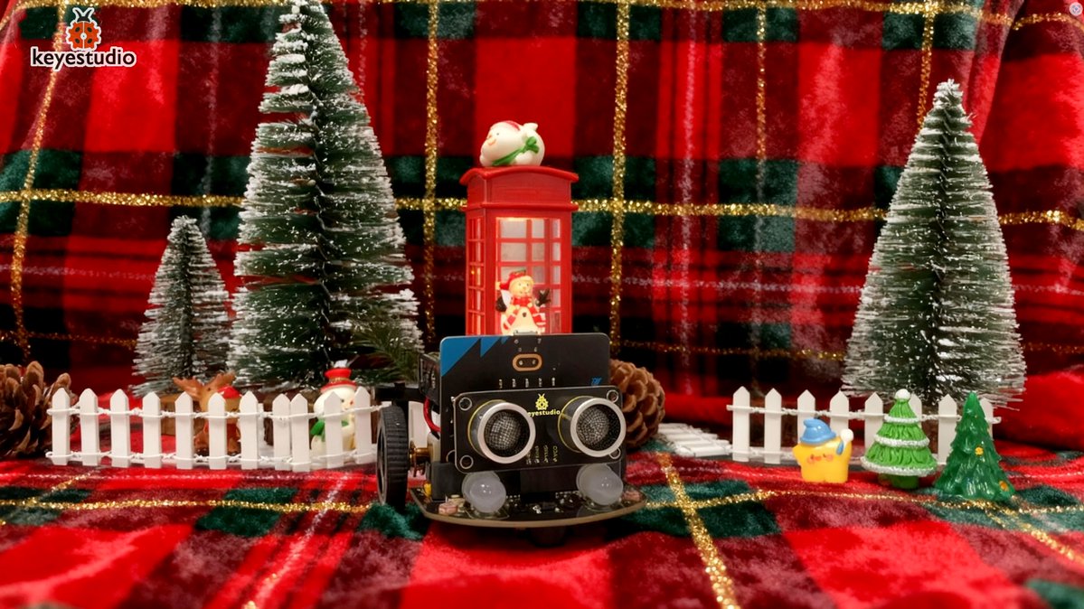 KeyestudioRobot's tweet image. 🔓Unlock #keyestudio 🐞bit.ly/4fgAAI2
Starting the week with some Christmas vibes ✨
Our Microbit Robot Car insisted on a red-carpet photoshoot today! 📸🎄
#microbit #programming #Technology #toys #coding #engineering #maker #kit #Robotics #learning #electronics #STEM…