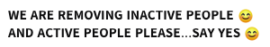 codepo8's tweet image. What the shit is going on with this interaction bait on all platforms? 
&quot;We are removing inactive people, and active people please...say yes 😊&quot;