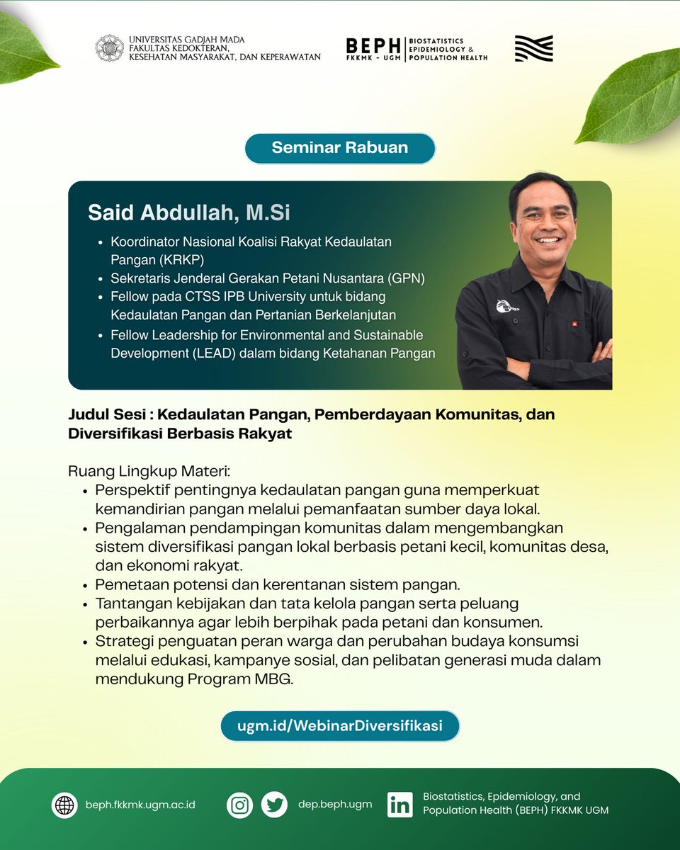 Departemen BEPH UGM tweet media
