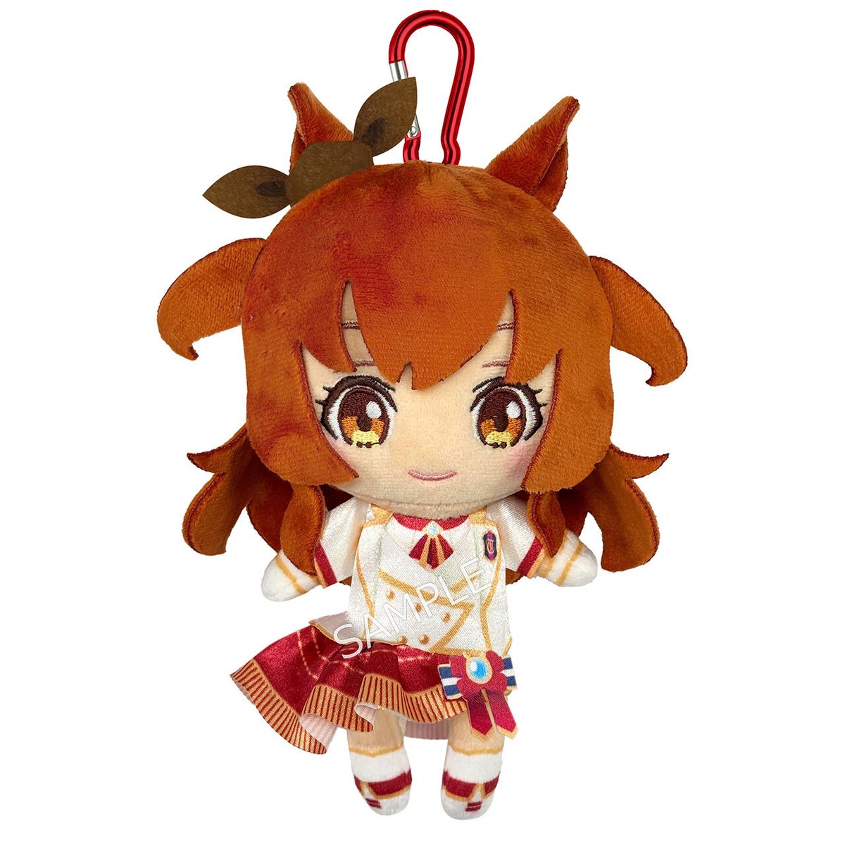 公式カラビナ付きぬいぐるみ／ 衣装「ニュースターズ・ロゼ」を細部