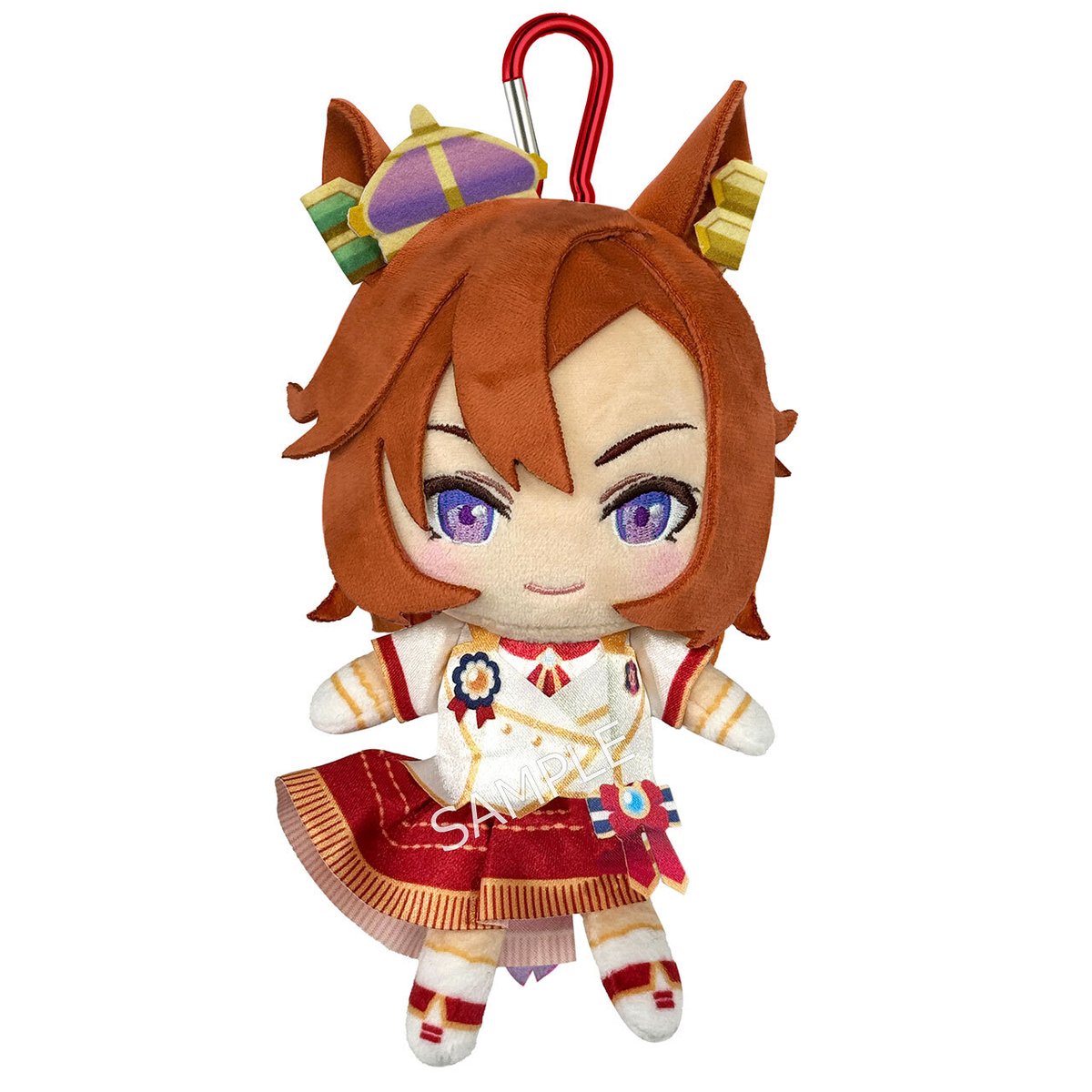 公式カラビナ付きぬいぐるみ／ 衣装「ニュースターズ・ロゼ」を細部