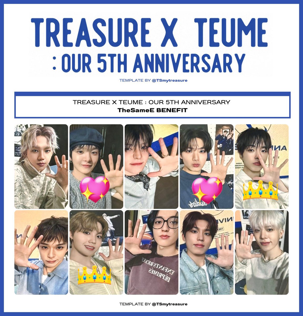 treasure OUR 5TH ANNIVERSARY theSameE 特典 トレカ 交換

譲  👑 ジェヒョク ドヨン

求  💖 ジュンギュ ジフン

2/10､11京セラ手渡し又は郵送希望です！
お気軽にお声かけください🙇🏻‍♀️
#treasure #treasure交換