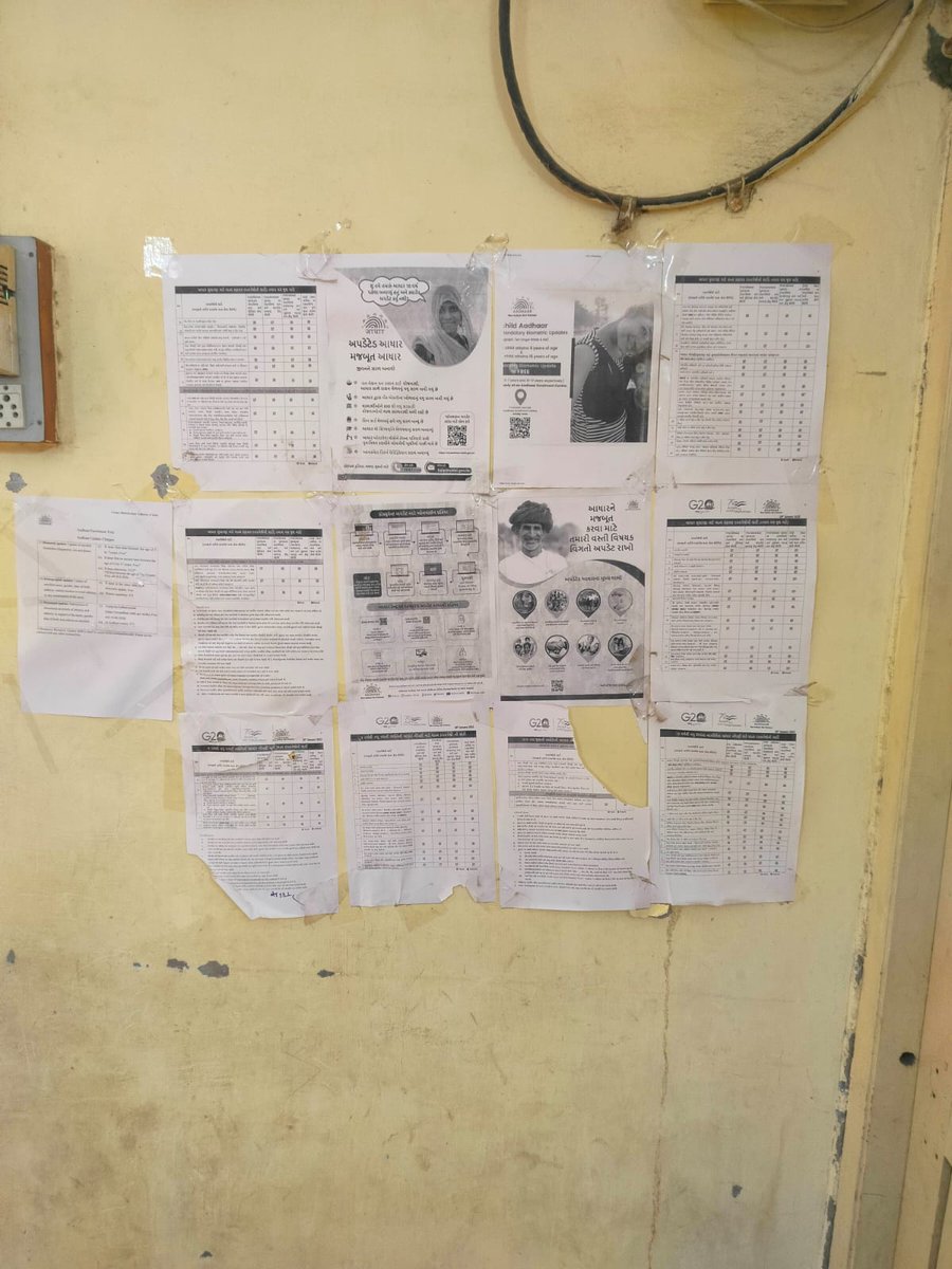 UIDAIMumbai's tweet image. Mamlatdar office Deesa #Banaskantha (Gujarat) visited/inspected by UIDAI AM in which training/awareness given for #UIDAI policy, Valid Document, Mandatory biometric update (MBU) and guidance to residents handling to Operator/Supervisor as on 30th Nov 2025. @UIDAI @GoI_MeitY
