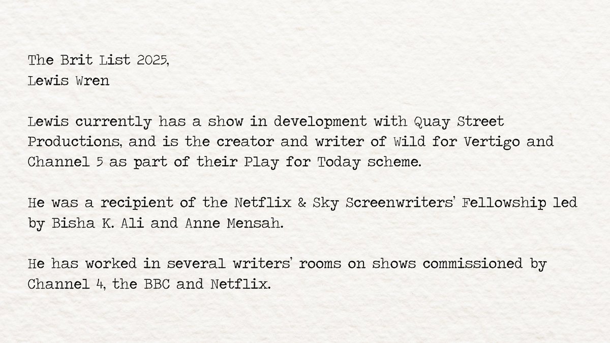 The Brit List tweet media