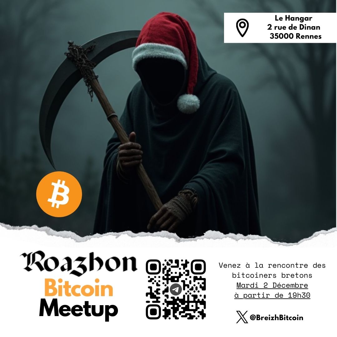 🍻 RENNES: Bear market? C'est l'ankou ou le Père Noël pour décembre? On se retrouve au Hangar autour d'une d'une bonne bière pour en parler.
📍Le Hangar
🕢Mardi 2 décembre 19h30