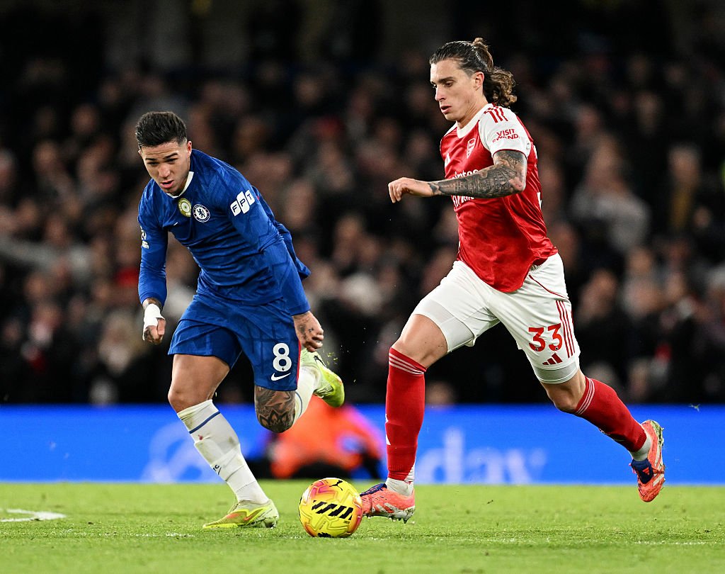 🚨Report: Riccardo Calafiori has picked up four yellow cards in just 13 Premier League games this season.

He’s now just one booking away from a one-match suspension.

If he gets booked against Brentford, he’ll miss the game against Aston Villa.

That makes Myles Lewis-Skelly the