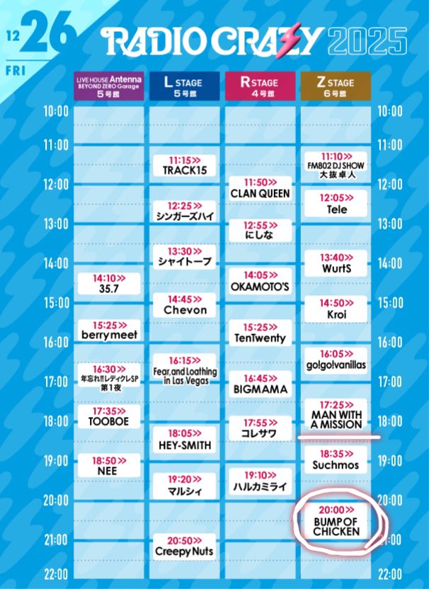 初日はマンウィズの時間までにつけたら嬉しいな…