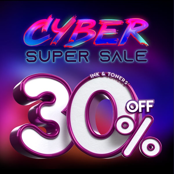 999inks's tweet image. Super Sale on Cyber Monday only! Get the year's biggest and best discount with 30% off compatible inks and toners, and 5% off everything else!
Use code CYBER30 now : bit.ly/3KxPOiu
