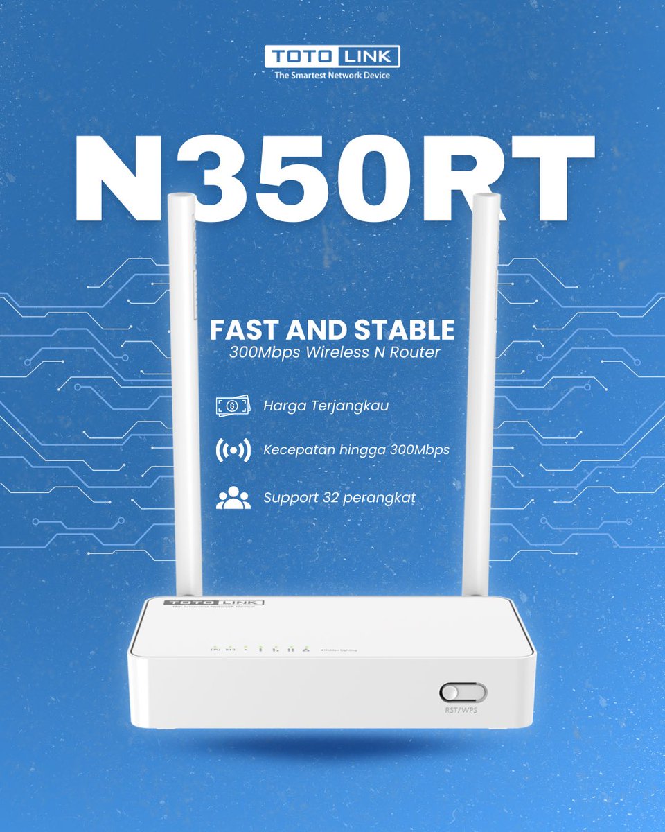 Ini versi mimin kalo di tgl 30, gimana versi Sobat Totolink? Komen yuk dibawah

Solusi Koneksi Stabil #totolink #totolinkindonesia