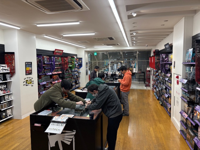 ゲームの日々！週末は終日開催。 ビギナーからベテランまで楽しめる