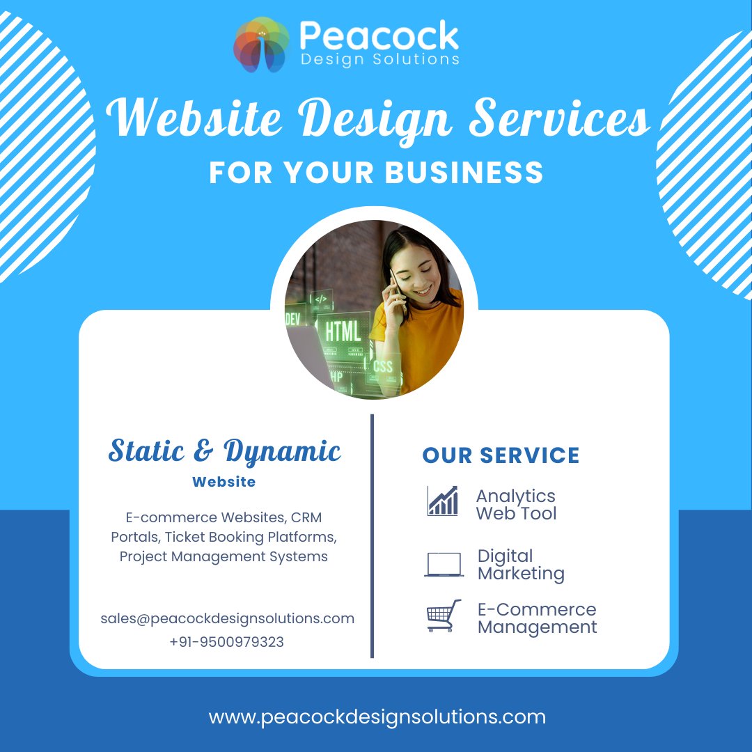 design_peacock's tweet image. Boost your business with professional Website Design &amp;amp; Maintenance Services in Chennai – Ambattur by Peacock Design Solutions.

tinyurl.com/3husjudf

#PeacockDesignSolutions #WebsiteDesignChennai #EcommerceDevelopment #CRMSolutions #WebDevelopmentCompany