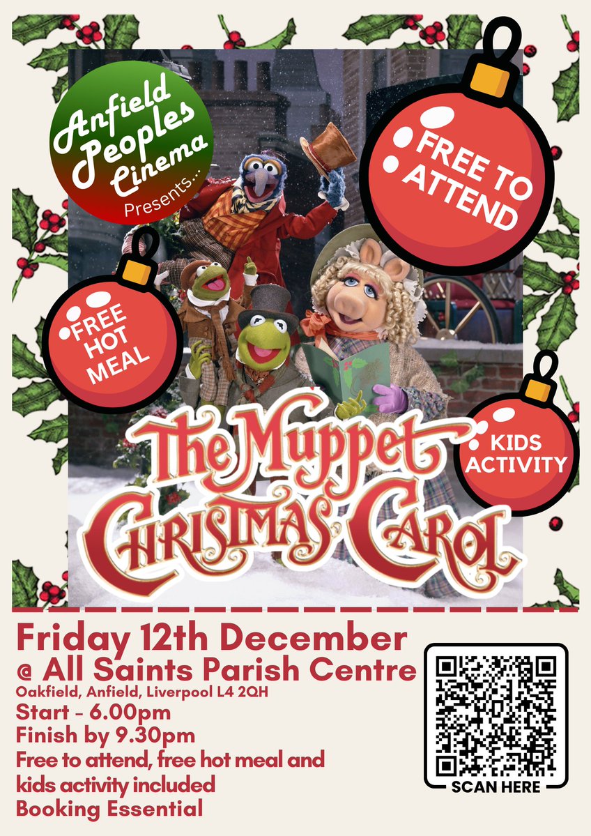 How good is this 🤗
Free to attend and a free hot meal.

Booking is essential 👌 

#anfieldpeoplescinema