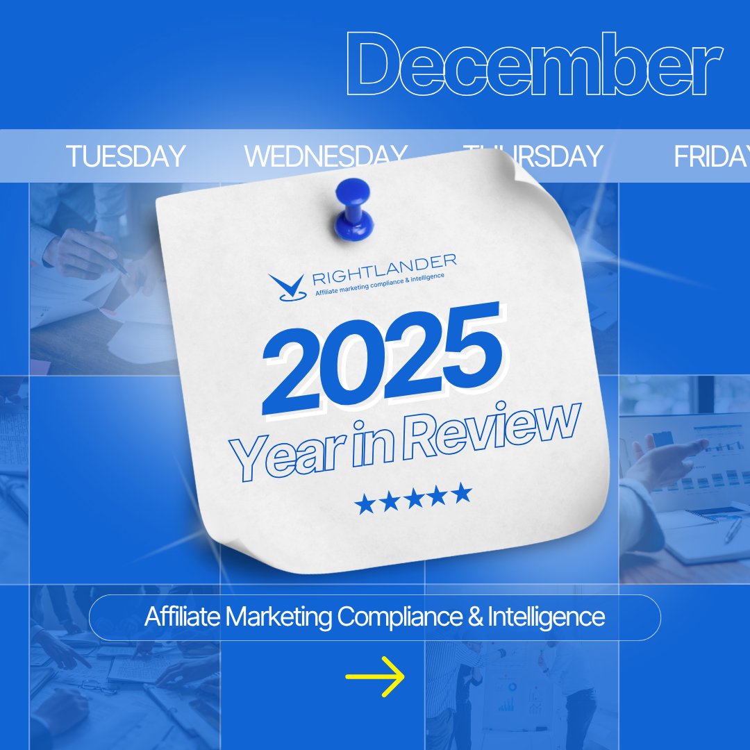Compliance became a growth driver this year—thanks to attribution disputes, health-claim crackdowns, and tougher rules for influencers.  Brands, affiliates &amp; creators all share the accountability.
🔮 What’s next in 2026
Full report: rightlander.com/news/2025-year…