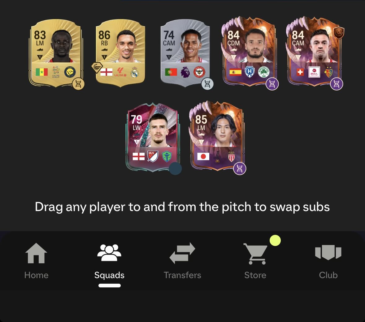 ZabatorXV's tweet photo. @LFCOriginals Have more than LFC evos. Like 🇸🇪team and 🇭🇺 team. With a few random evos from the start. + making a Ferencváros evo team. As something to work. When I don’t do past and present. https://t.co/vVzS6Ssly1