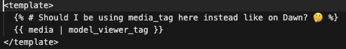 AaronWebsite's tweet photo. Playing around with the new Shopify Horizon theme for a client. There some interesting comments when you drive deep into the code 🤣 https://t.co/CSJKsbvfAN