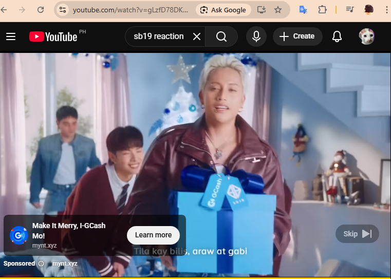 ad na hindi ko iiskip