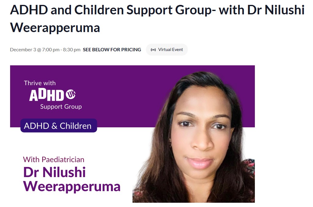 Message from Dorset Mental Health Support Team in Schools. ADHD UK are running the following session this week for parent/carers - please click on the link to book.
events.adhduk.co.uk/.../adhd-and-c…