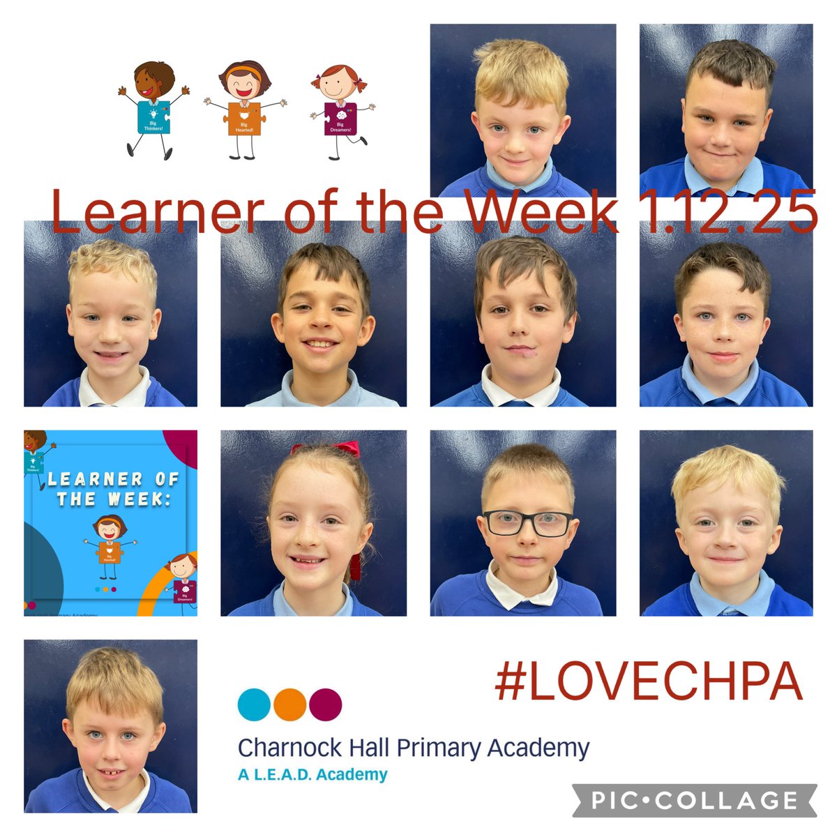 charnocklead's tweet image. Well done to all pupils receiving Learner of the Week Awards. To Y2 &amp;amp; Y4 for being Lunchtime Champions, Class 3 &amp;amp; 14 for winning the Gleaming Classroom Award.

Lead, Empower, Achieve, Drive to ‘be the best you can be!’

#LOVECHPA