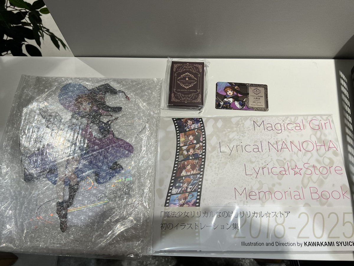 滑り込みでリリカルストア行ってきた✌️
デカいアクスタ気に入って毎年買ってるし今回イラスト集出てて良すぎて購入
#リリカルギフト