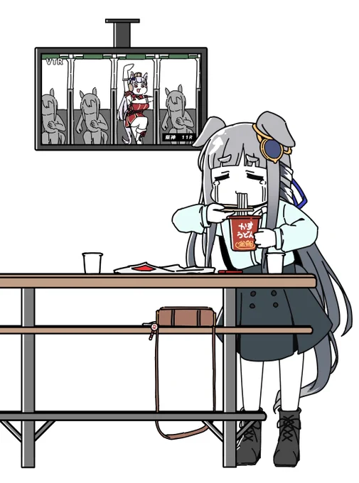 これはレース後のクロノ。