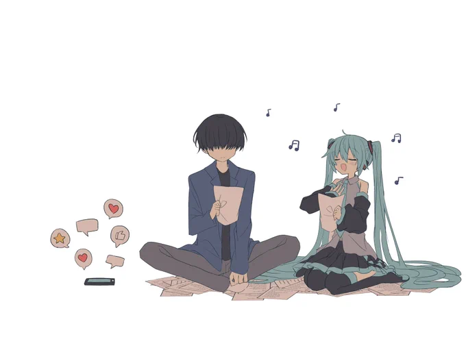 #初音ミク 「君を置いてどっかに行っちゃうとか ありえないよ」(再掲)