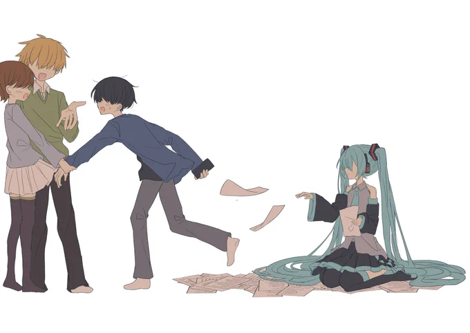 #初音ミク 「君を置いてどっかに行っちゃうとか ありえないよ」(再掲)