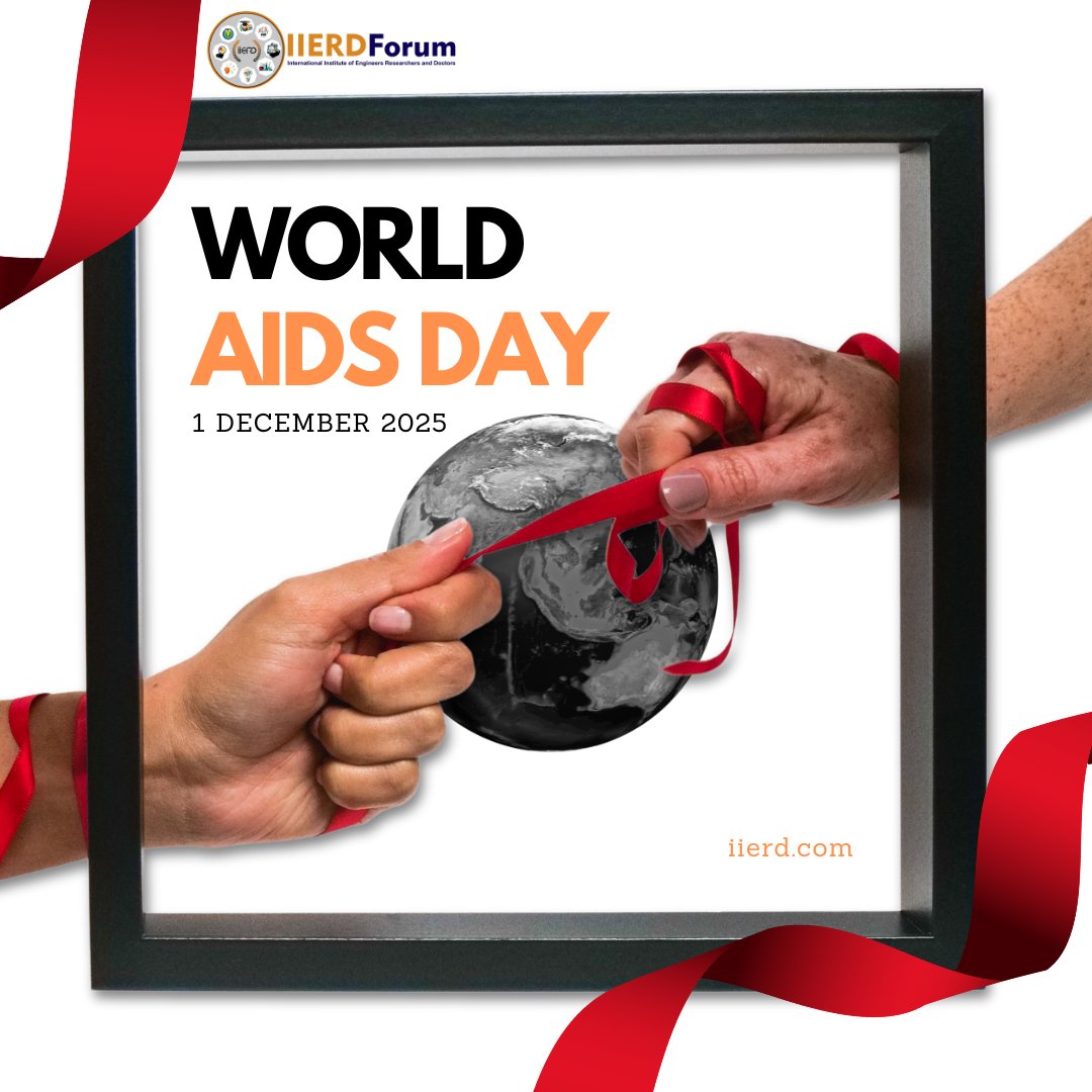 iierdforum's tweet photo. 🌍 World AIDS Day 2025 ❤️

On this World AIDS Day, we stand together to raise awareness, promote education, and support the global fight against HIV/AIDS.

#iierdforum #WorldAIDSDay2025 #EndAIDS #GlobalHealth #Awareness #SupportAndCare #HIVAIDSPrevention https://t.co/aFKbzcXy8P