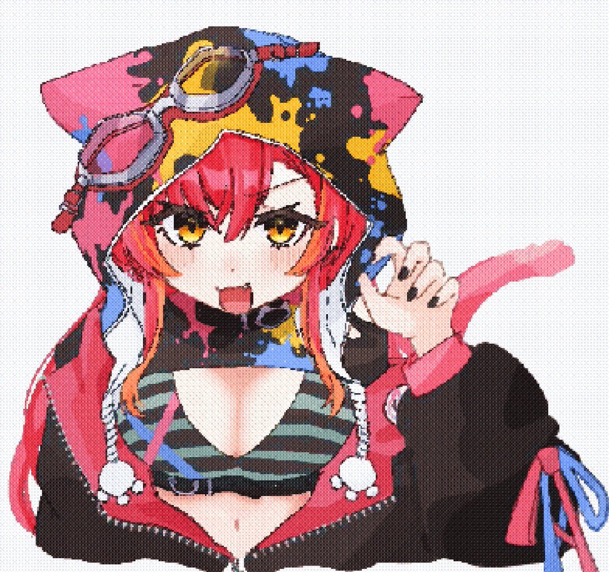 za_eg___'s tweet photo. ドットになるやつ可愛い https://t.co/UzT2ZeQN37