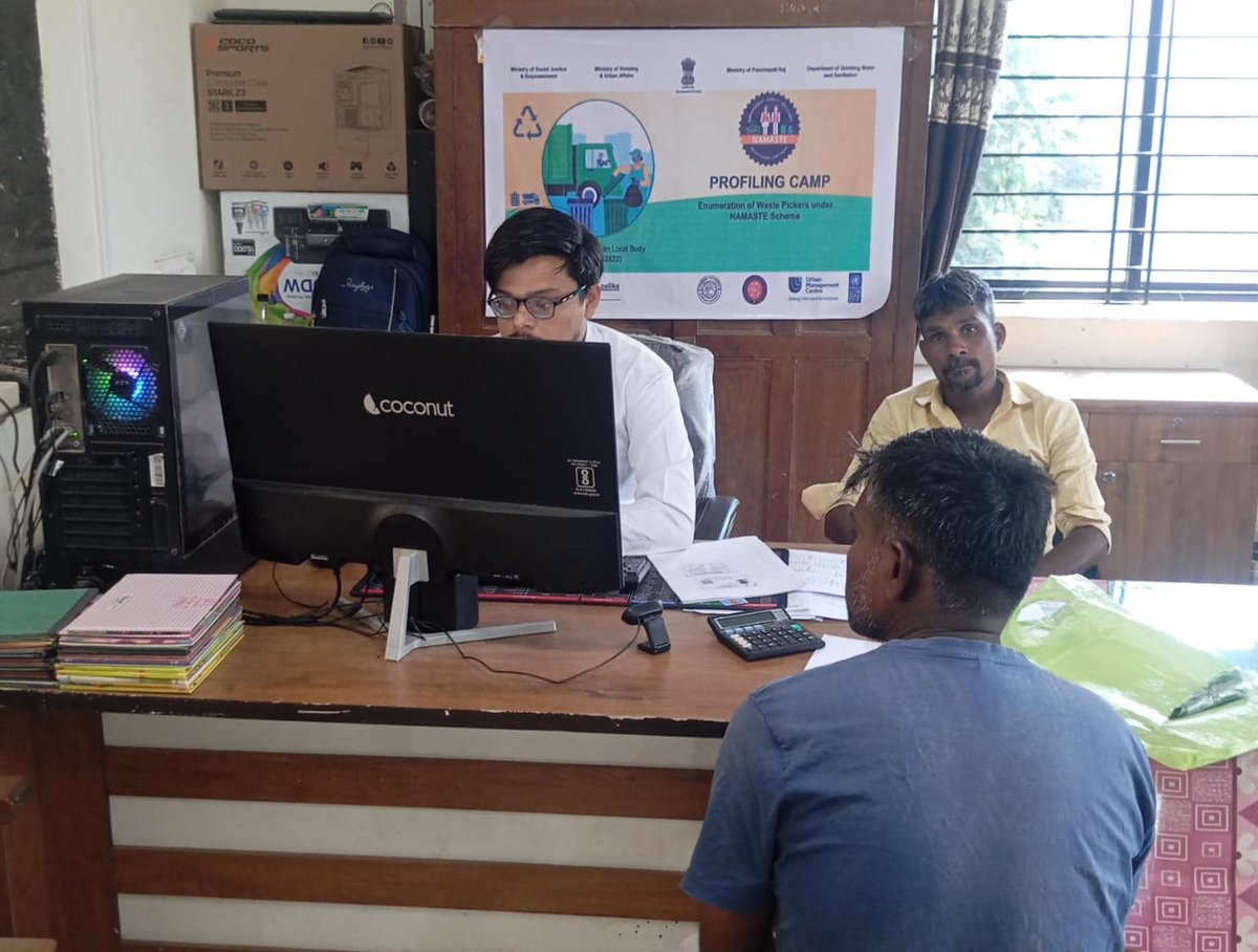 The Profiling of Waste Pickers under the NAMASTE scheme commences across Amreli District in Gujarat with Waste Pickers being mobilized and profiled by ULB nodal officers and surveyors through awareness workshops, and door-to-door surveys.