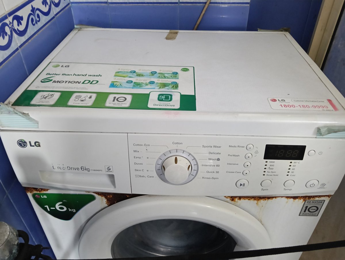 dvenkat1010's tweet photo. durability, and engineering excellence by LG. 🙌

Thank you, LG, for being a part of our household journey – and we expect it to keep running for many more years! 👏😊👍

#LG #CustomerExperience #Durability #QualityMatters #15YearsStrong #HomeAppliances https://t.co/miEATaqDNF
