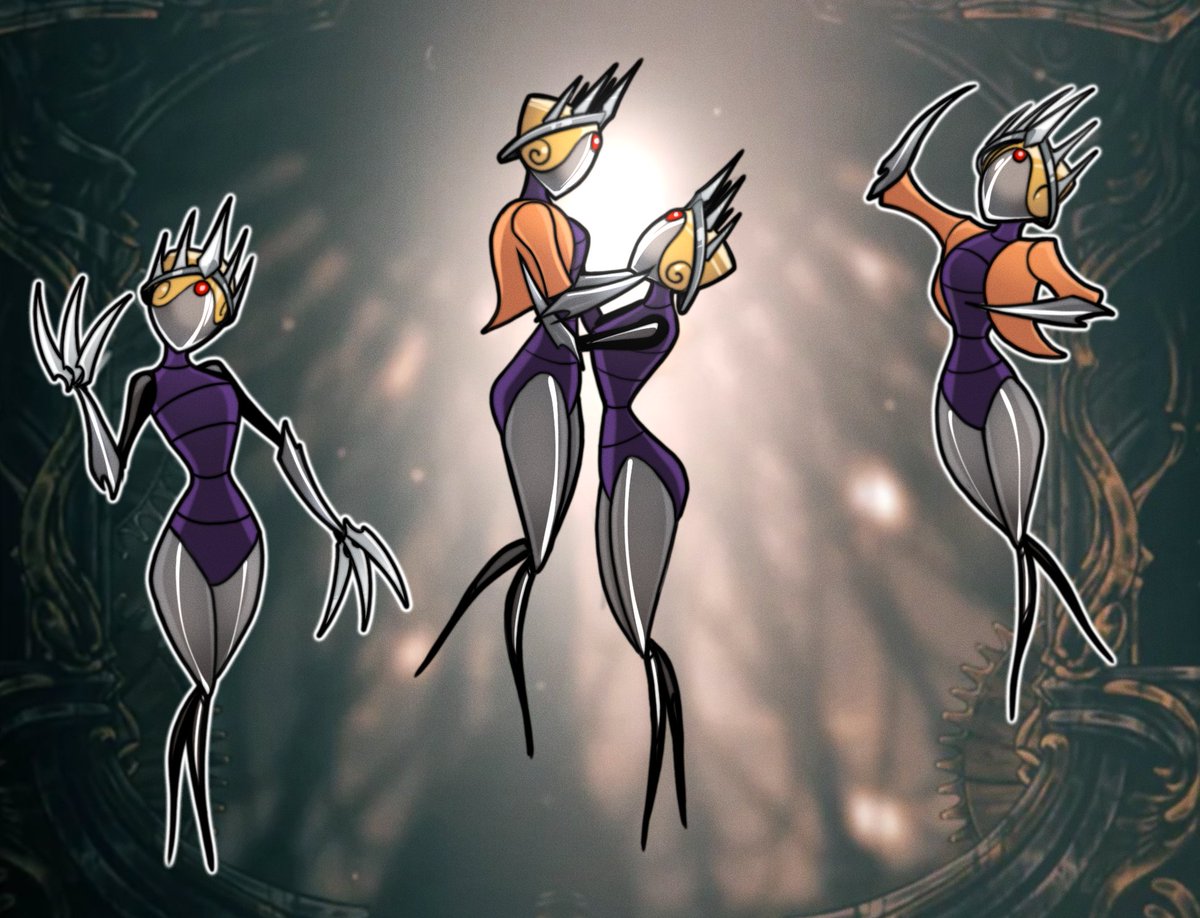 spaceMAXmarine's tweet image. #Crossover #Hollow_knight #Silksong #Cogwork_dancers #Atomic_heart #Twins 

Cogwork Twins