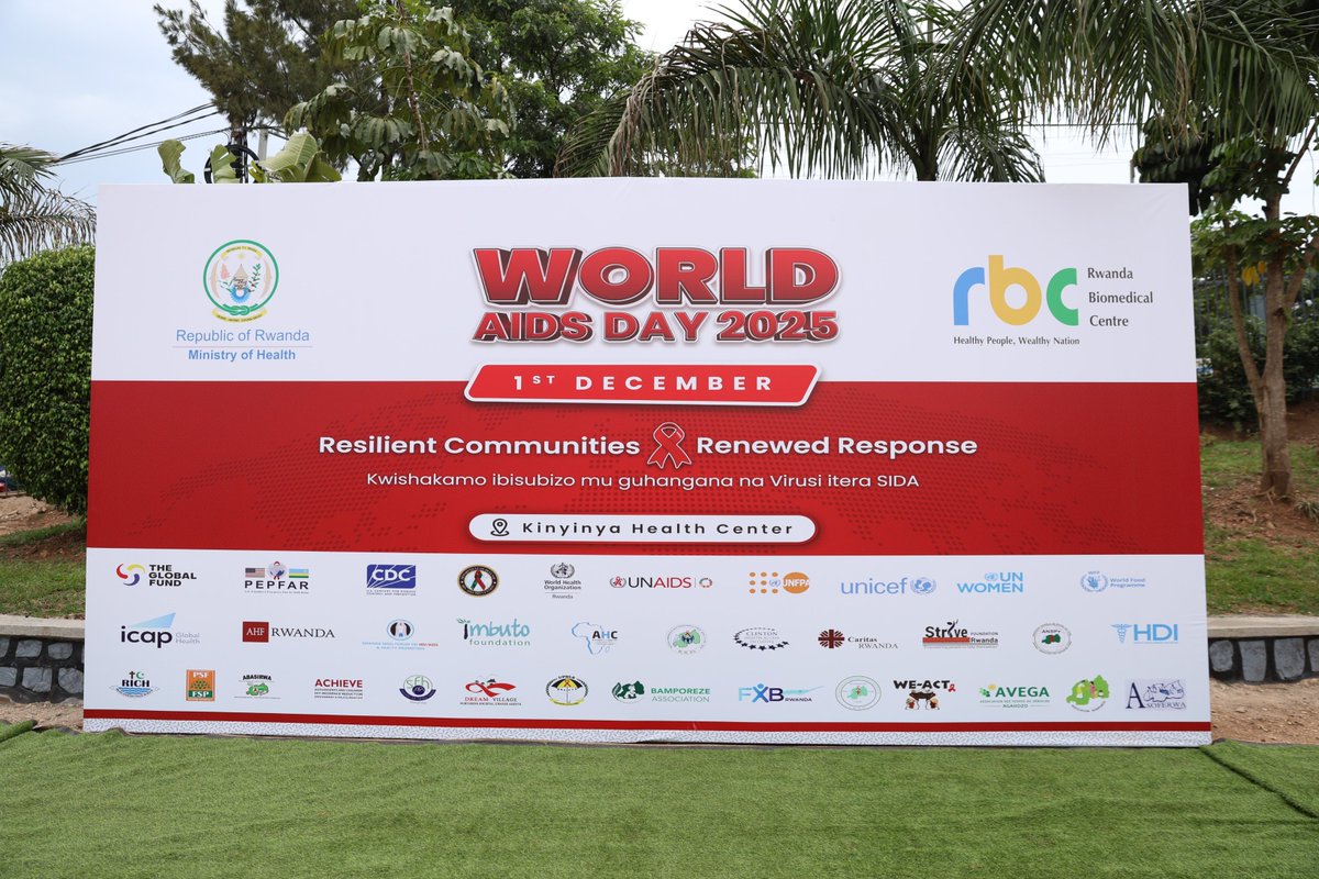 RwandaNGOForum's tweet image. WORLD AIDS DAY 2025

#HappeningNow

Today, @RwandaNGOForum  stands with @RwandaHealth  , @RBCRwanda , #CSOs, stakeholders, partners, and community members for #WorldAIDSDay2025  at Kinyinya Health Centre, @GasaboDistrict . The event honors the extraordinary resilience of…
