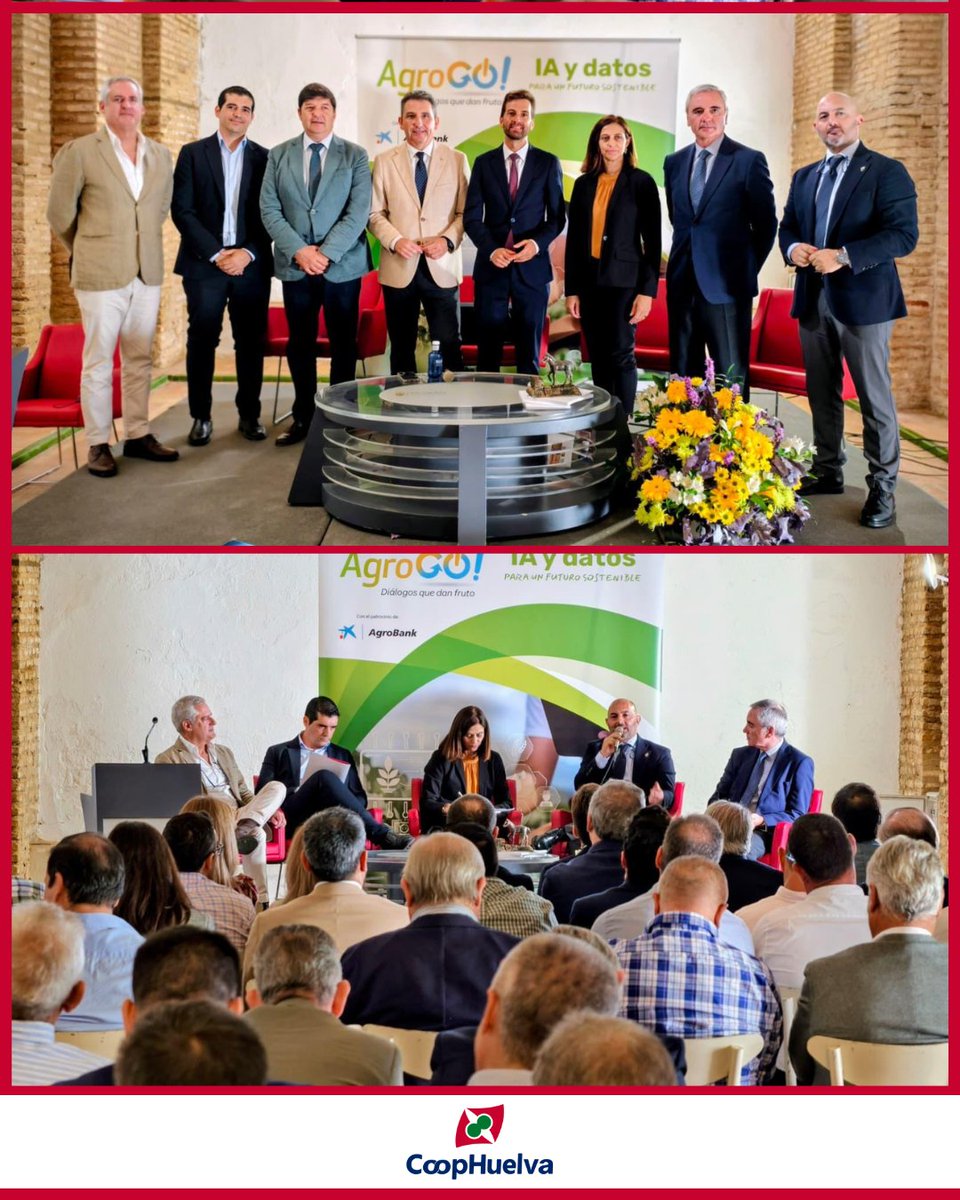 CoopHuelva participa en el encuentro AgroGo! Sobre inteligencia artificial y sostenibilidad hídrica
 coophuelva.es
Más sobre nosotros:
nuestrocatalogo.es/CoopHuelva/Mai…
#aguacate #cultivolocal #coophuelva #frutassostenibles #cooperativahuelva #productodelcampo #produccionnatural