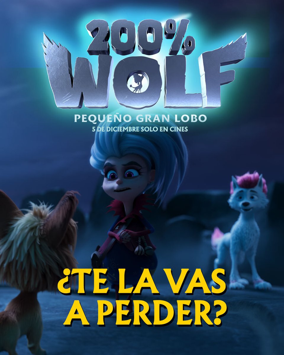 Esta película recuerda a los más pequeños (y a todos) que ser uno mismo es el mayor superpoder. 👍🏻
Una gran lección que nos deja "200% WOLF PEQUEÑO GRAN LOBO" en cines de toda España el próximo viernes 5 de diciembre 🐺✨
#200WolfPequeñoGranLobo #CineFamiliar #CinedeAnimación