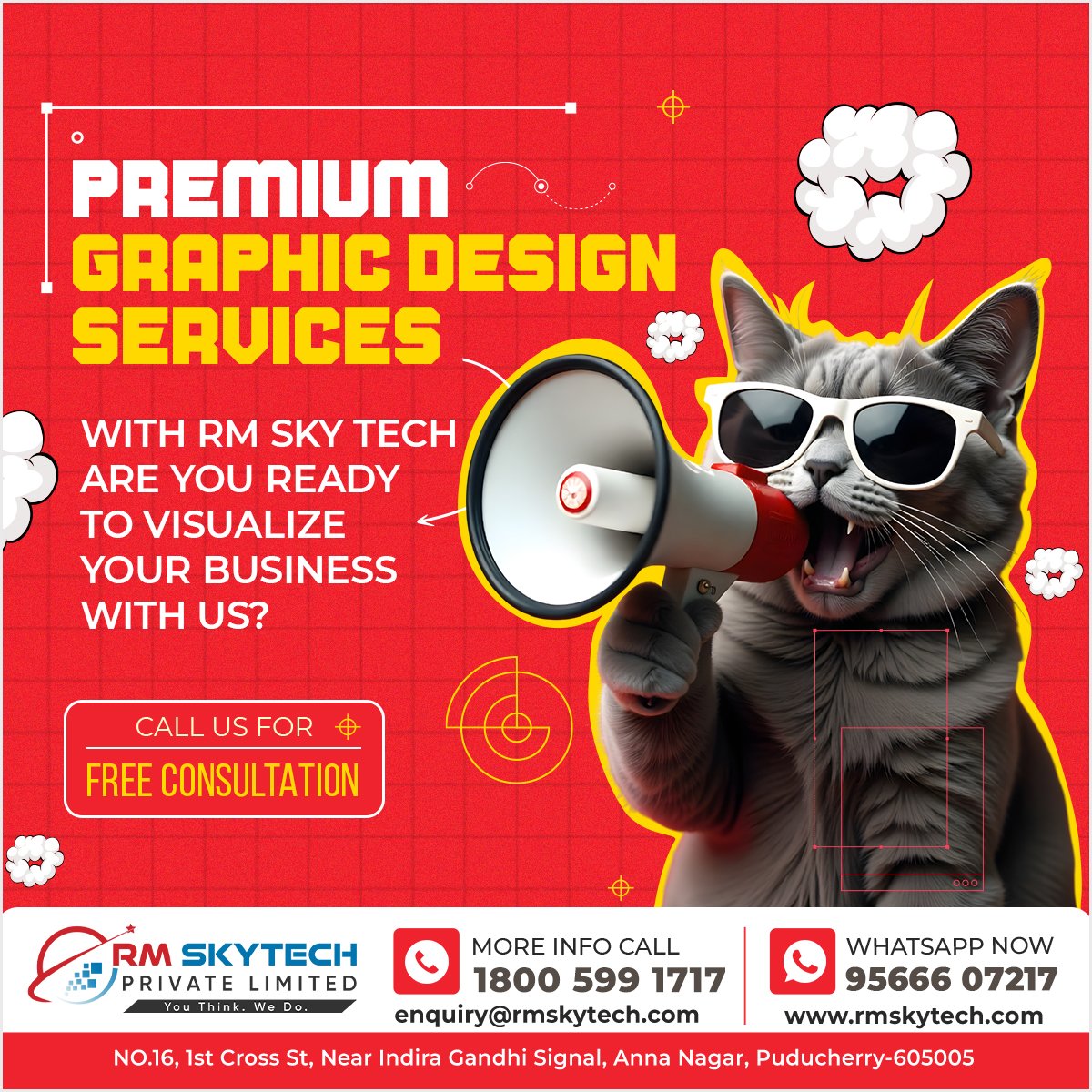 RMSkyTech1's tweet image. 📢 Stop blending in. Start shouting your brand&apos;s message!

Call Us for a FREE Consultation!
📞 WhatsApp Now: 95666 07217
#GraphicDesigner #VisualCommunication #CreativeAgency #RMST #BrandIdentity #LogosAndMore #DesignGoals #CatLover #FreeOffer #DesignInspiration
